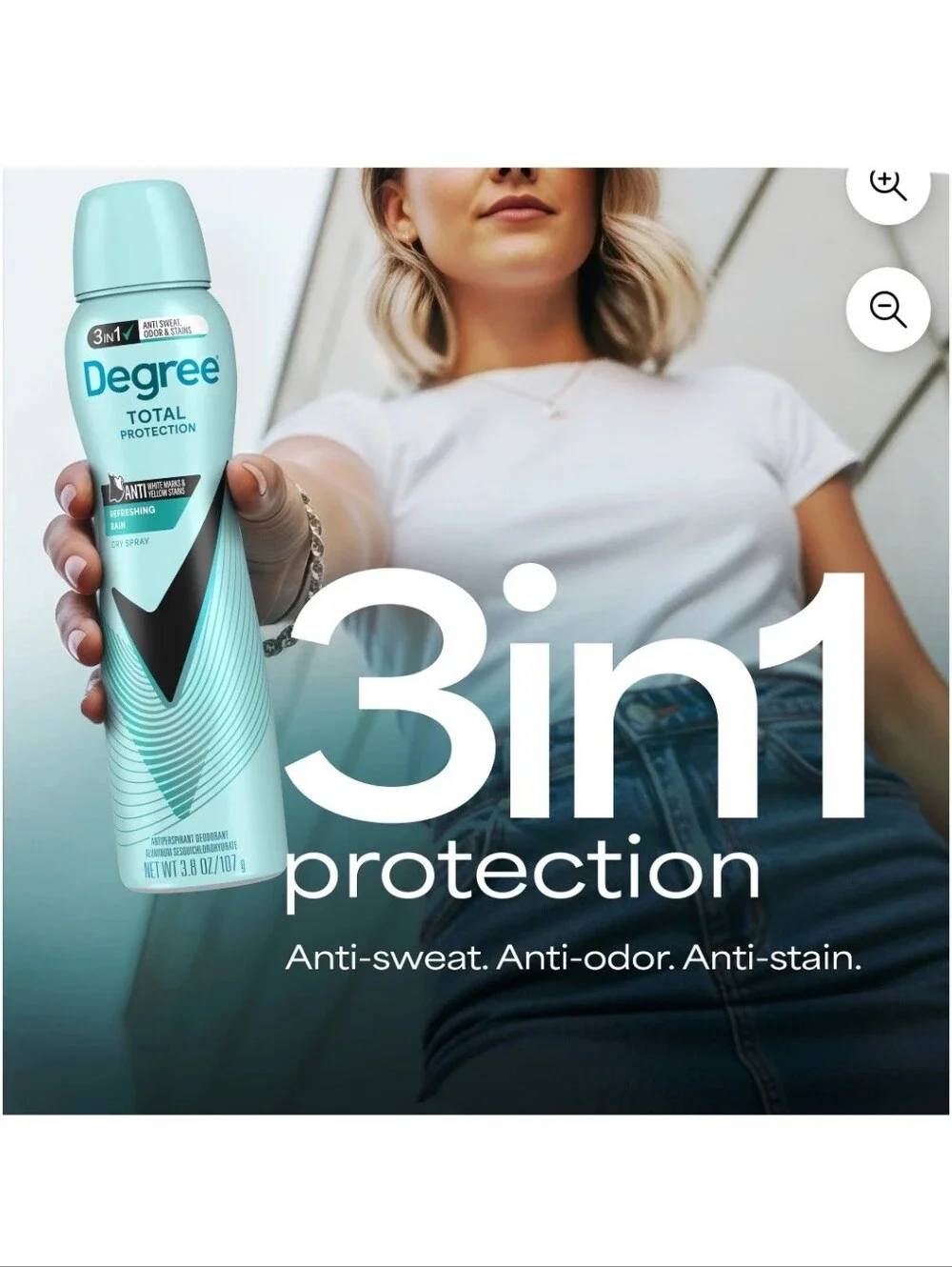 ⭐4/$15 Degree Ultraclear 72-Hour Black + White Deodorant Refreshing Rain